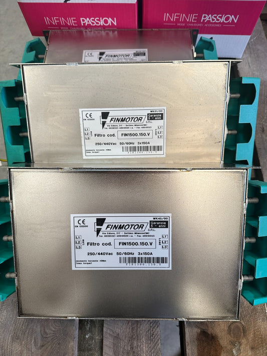 1pc x FINMOTOR FIN1500.150.V Filtre RFI Tri-phasé