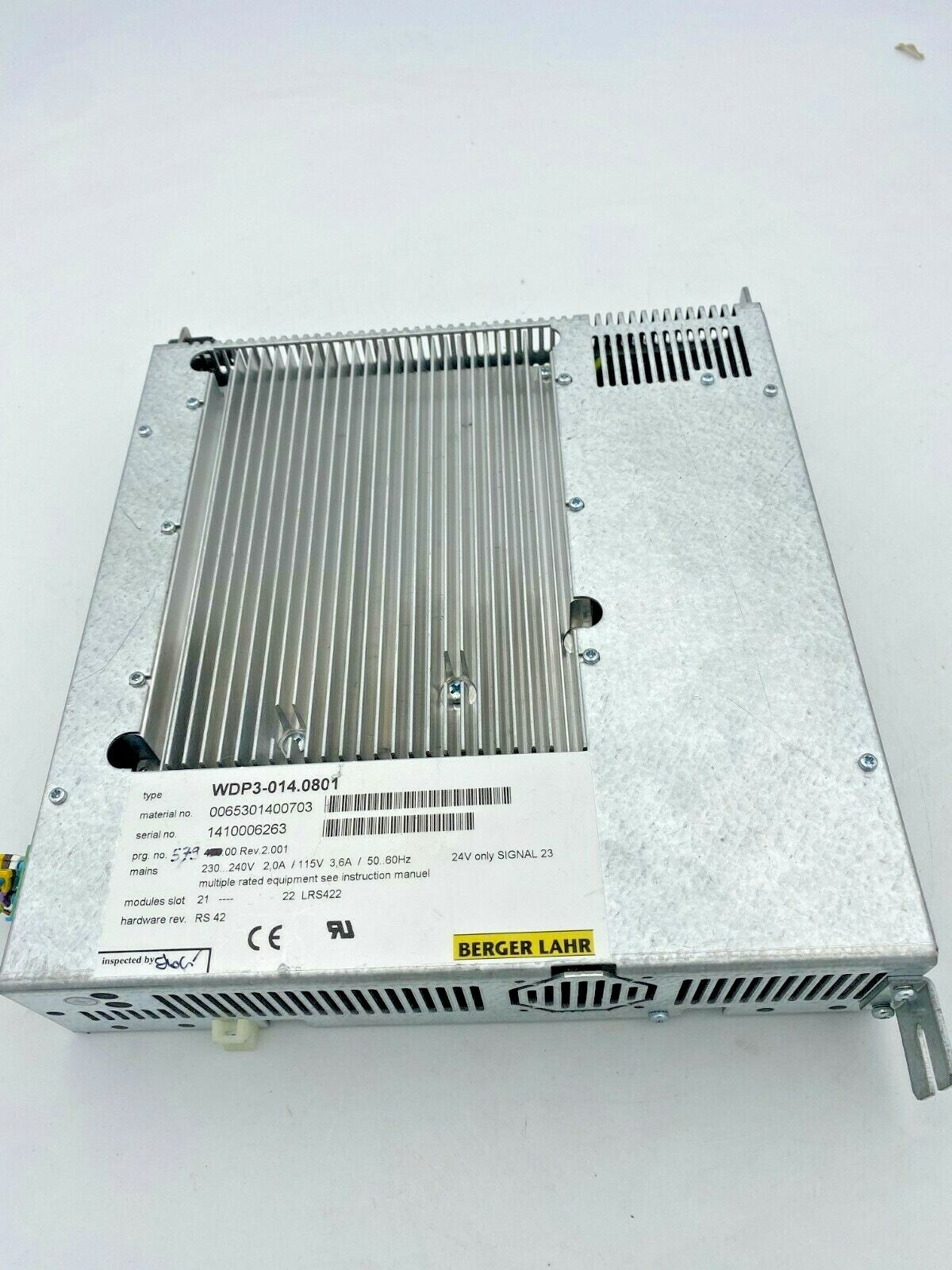 Berger Lahr Positec Stepper Drive WDP3-014.0801