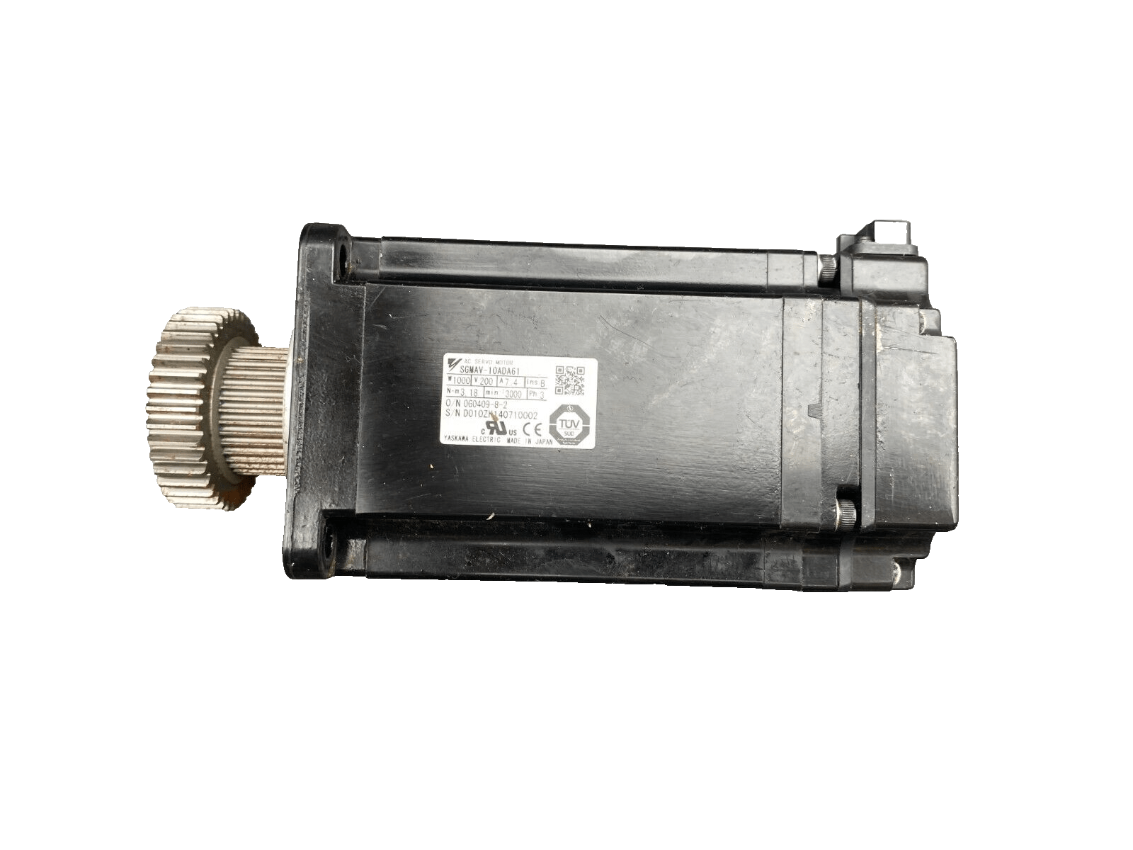 OMRON SGMAV - 10ADA61 1000W 200V 7.4A 3.18 Nm 3000 tr/min 3PH x1pc - KLR Automation