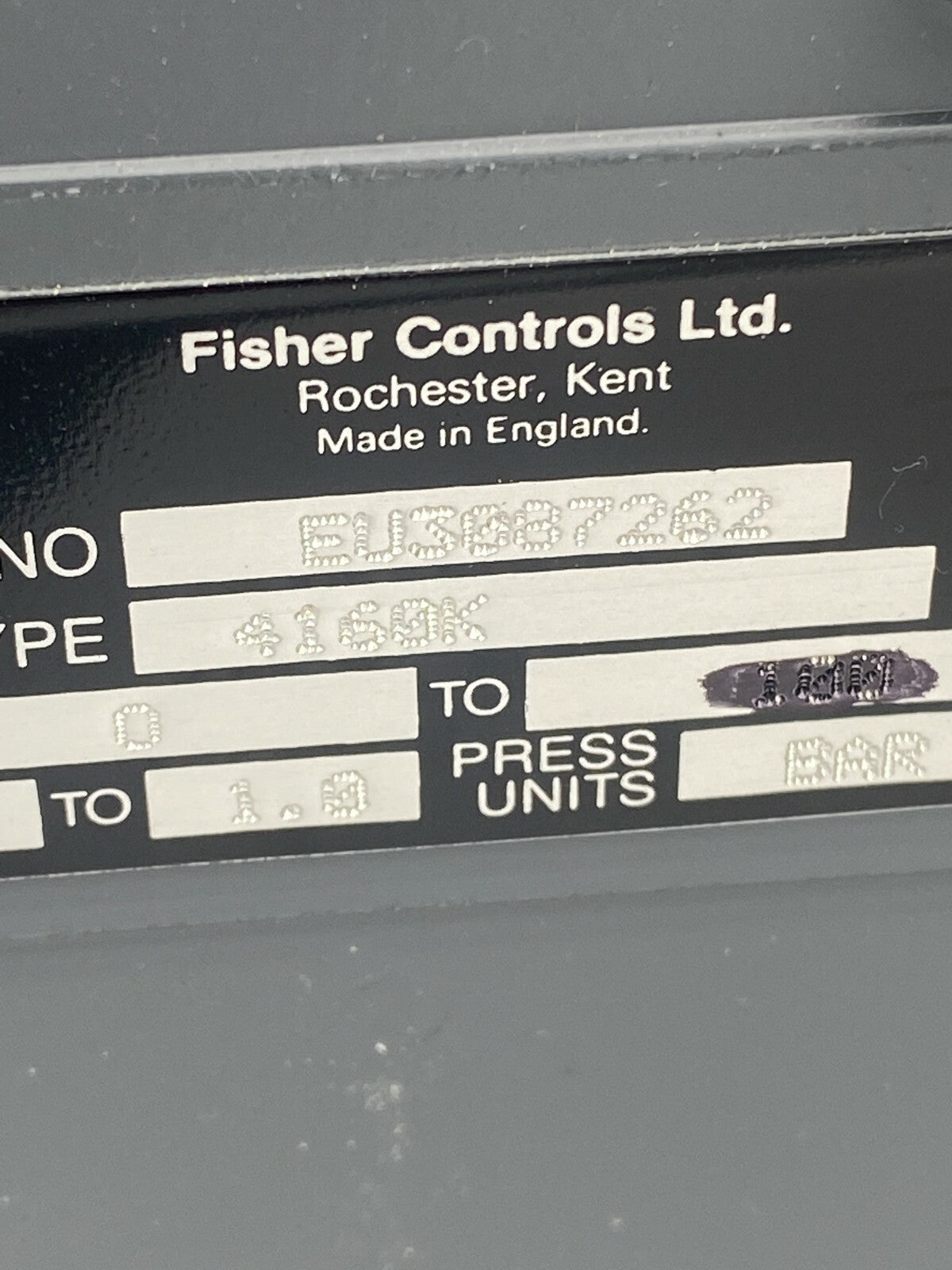 1pc x Fisher 4160K - Pressure Controller