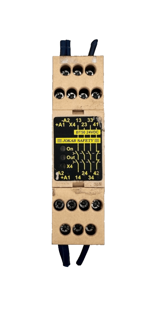 5pc x JOKAB SAFETY BT50 24VDC SAFETY RELAY - KLR Automation