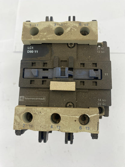 1pc x TELEMECANIQUE LC1 D50 11 + LC1 D80 11 CONTACTOR - KLR Automation