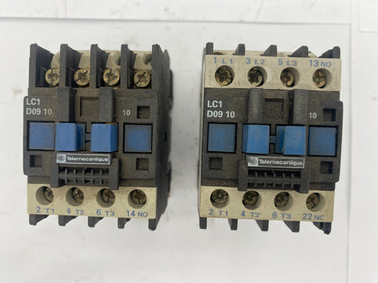 TELEMECANIQUE SQUARE D LC1 D09 10 (x2) + LC1 D12 10 (x2) + LC1 D32 CONTACTOR