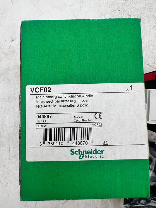 SCHNEIDER ELECTRIC VCF02 044887 MAIN EMERGENCY SWITCH - DISCON + HDLE - KLR Automation