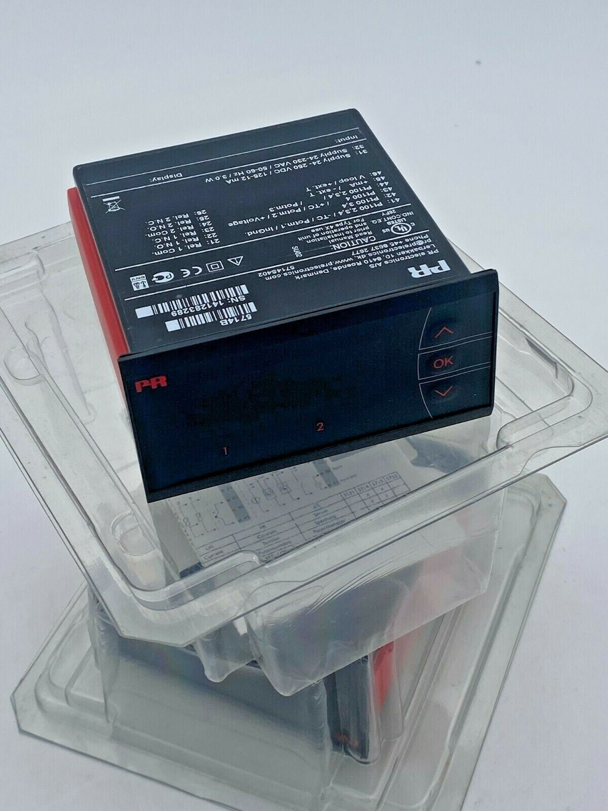 1pc x PR 5714B PROGRAMMABLE LED INDICATOR 24 - 250VDC/125 - 12mA - KLR Automation