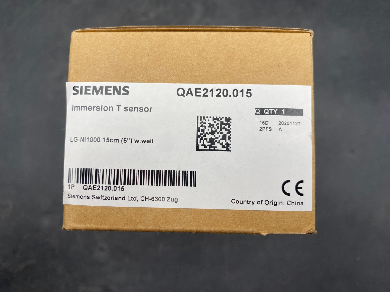 NEW SIEMENS QAE2120.015 IMMERSION T SENSOR