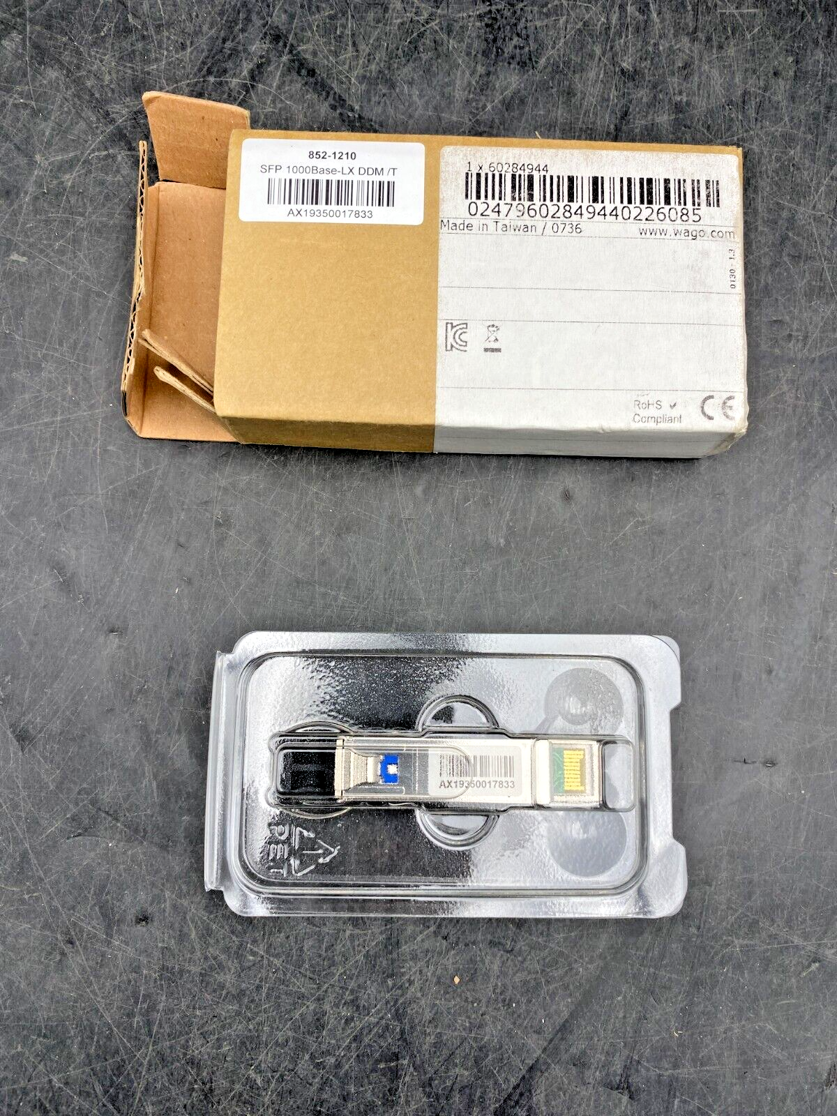 WAGO 852-1210 SFP MODULE 1000BASE