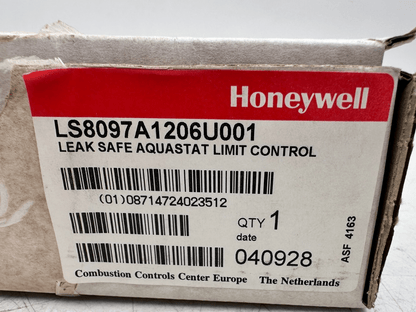 HONEYWELL LS8097A1206 LS8097A1206U001 LEAK SAFE AQUASTAT LIMIT CONTROL x1pc - KLR Automation