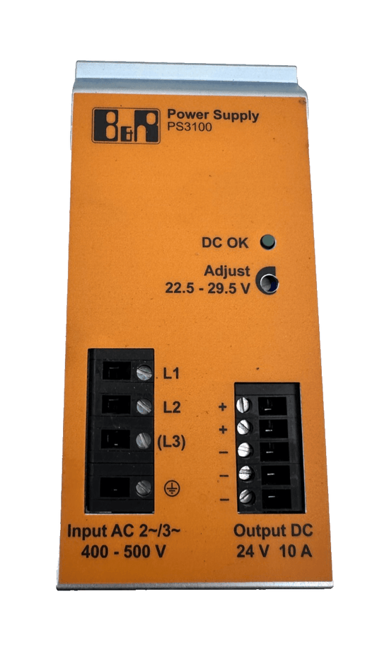 B&R PS3100 0PS3100.1 POWER SUPPLY 3PH 24 VDC 10A - KLR Automation