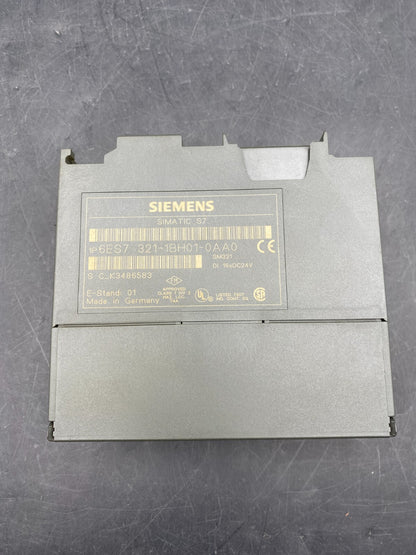 SIEMENS SIMATIC SM321 6ES7 321 - 1BH01 - 0AA0 E - S 01 DIGITAL INPUT MODULE - KLR Automation