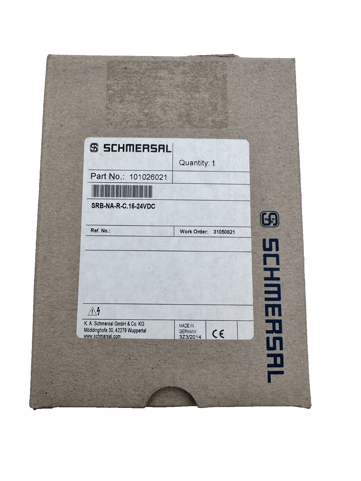 SCHMERSAL 101026021 SRB - NA - R - C.15 - 24VDC RELAIS DE SECURITE x1pc - KLR Automation