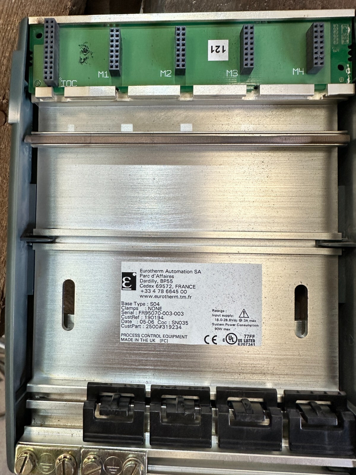 EUROTHERM Process Control  2500c 2500 UW ENETMBUS + RLY4 +2pc - AI4 + S04