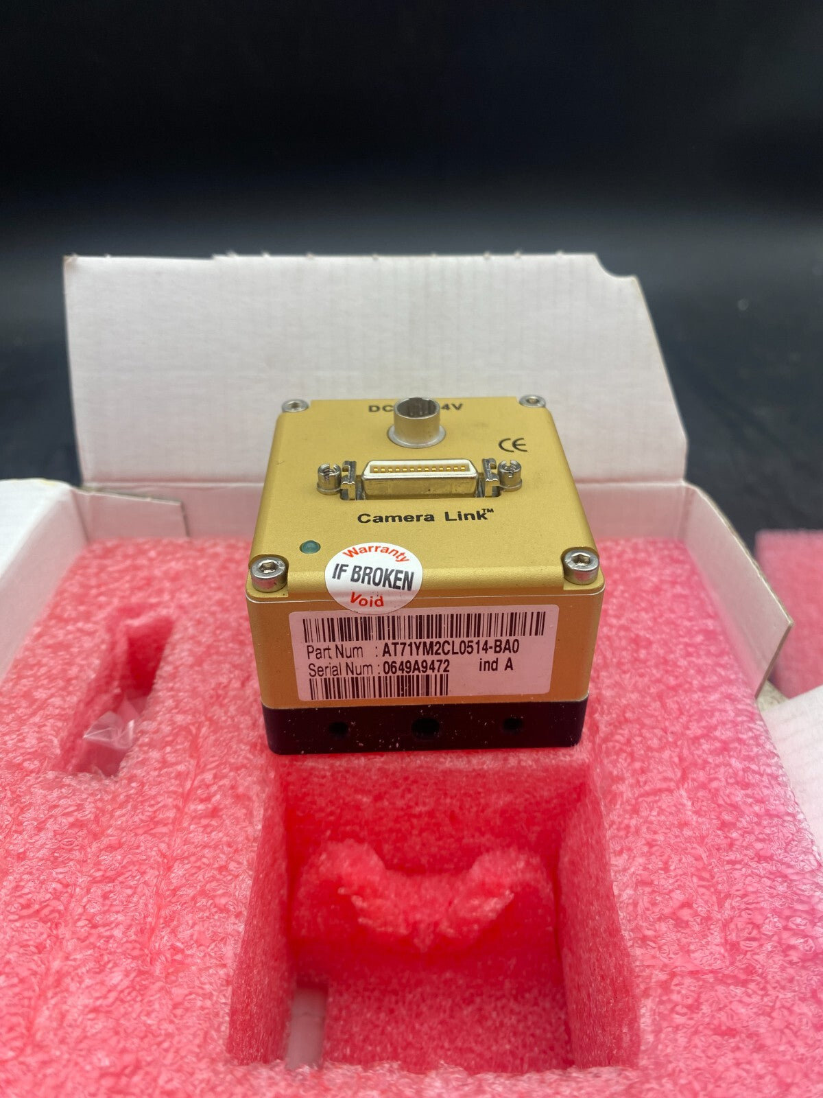 AVIIVA E2V CAMERA LINK AT71YM2CL0514-BA0 IND A LINE SCAN CAMERA