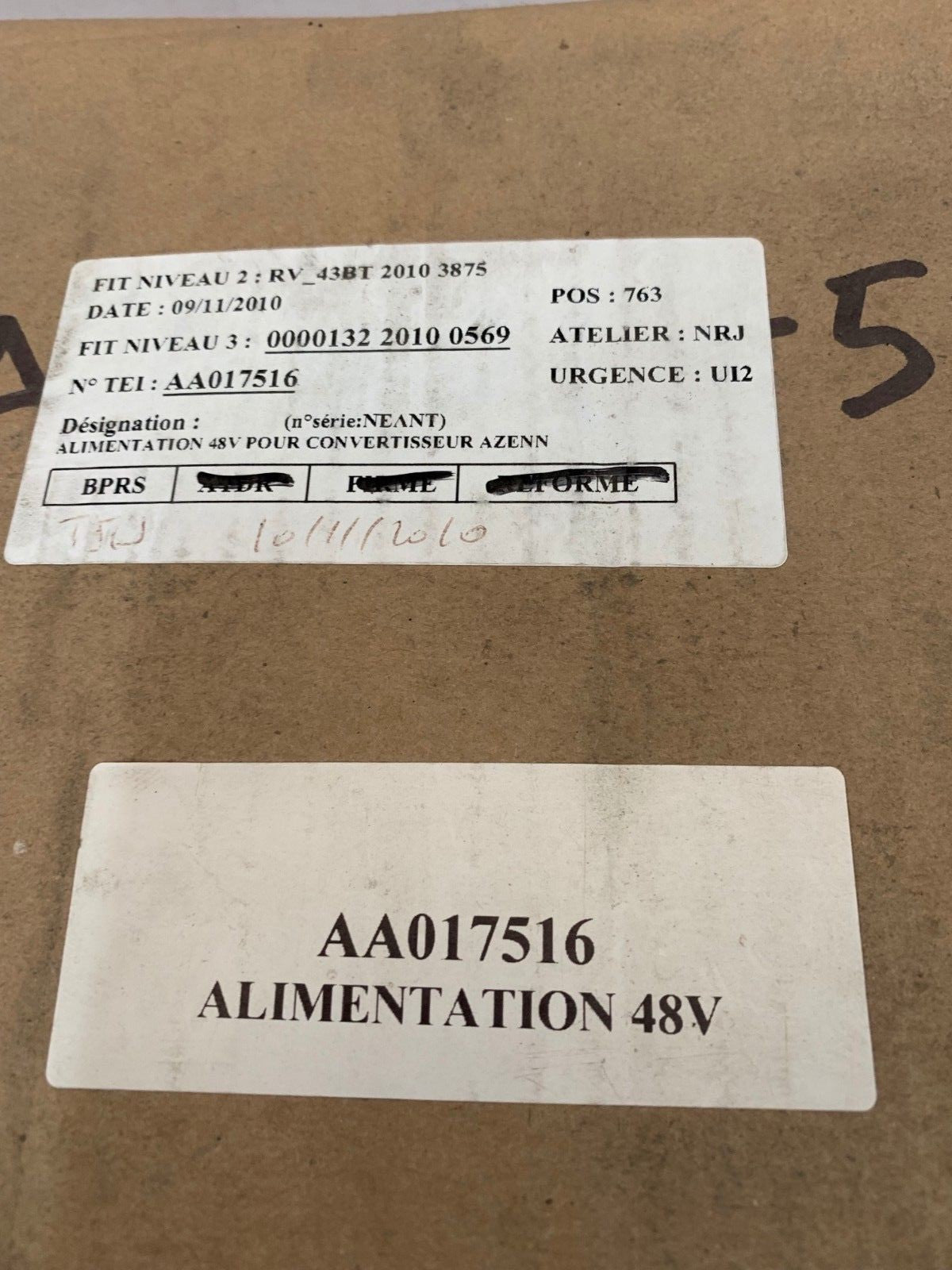 Transition Networks 48 - to - 12 VDC External Power Supply SPS - 48V - KLR Automation