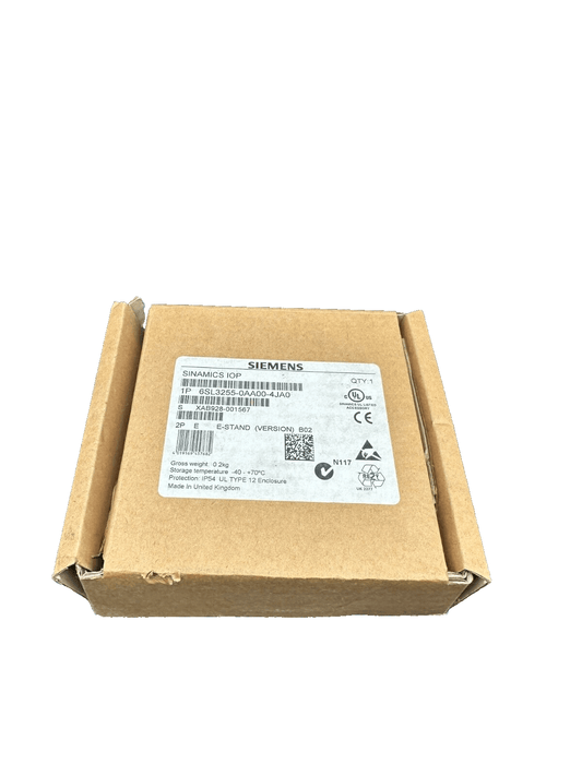 SIEMENS 6SL3255 - 0AA00 - 4JA0 SINAMICS IOP VER B02 2P E - STAND - KLR Automation