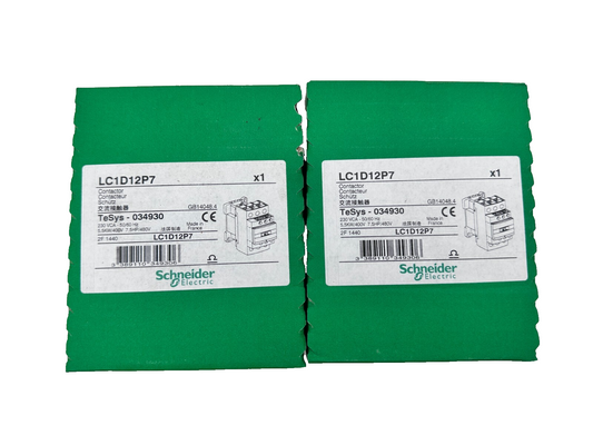 SCHNEIDER ELECTRIC LC1D12P7 CONTACTEUR TESYS 034930 230VCA 5.5kW x2pc