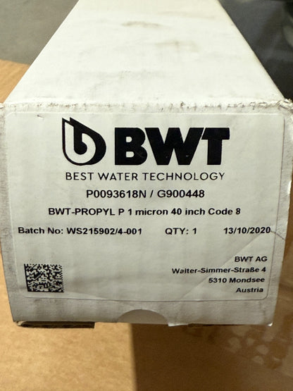 1 pc x Cartouche Filtrante BWT PROPYL P 40" - 1 Micron - P0093618N / G900448 - KLR Automation