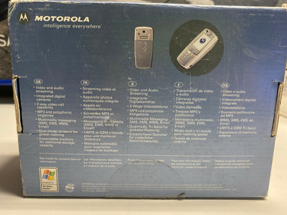 MOTOROLA C975 Silver   Rare collectors phone Mobile Cell n2