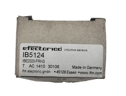 IFM EFECTOR100 IB5124 IBE2020 - FRKG INDUCTIVE SENSORS - KLR Automation