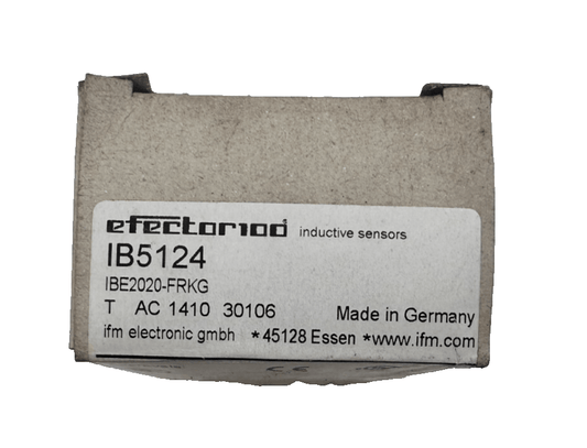 IFM EFECTOR100 IB5124 IBE2020 - FRKG INDUCTIVE SENSORS - KLR Automation