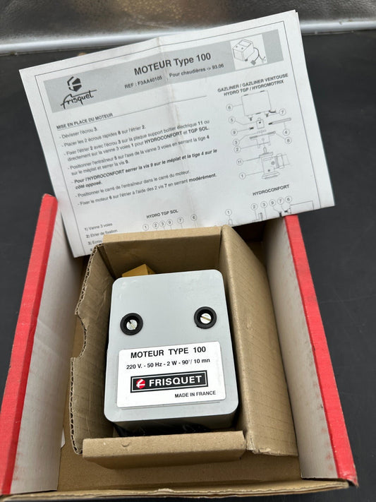 FRISQUET F3AA40105 MOTEUR TYPE 100 SANS THERMOSTAT POUR CHAUDIERE - 93.06 - KLR Automation