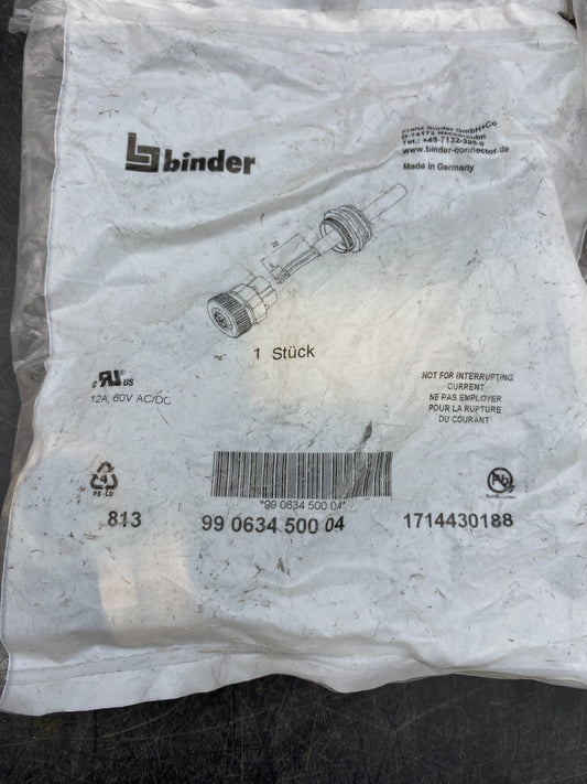 LOT DE 3 BINDER 99063450004 CONNECTEUR CIRCULAIRE
