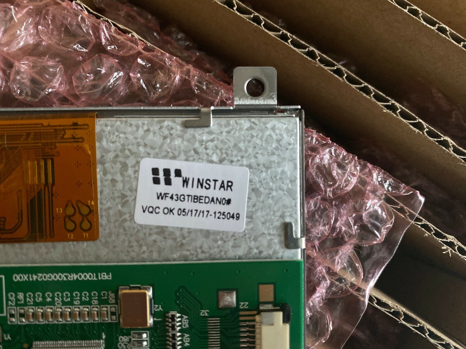 Winstar WF43GTIBEDANO 4.3" LCD TFT Display WF43G GSR - KLR Automation
