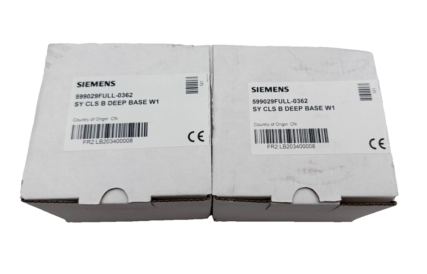 SIEMENS 599029FULL-0362 SY CLS B DEEP BASE W1 x2pc