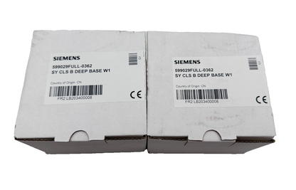 SIEMENS 599029FULL-0362 SY CLS B DEEP BASE W1 x2pc