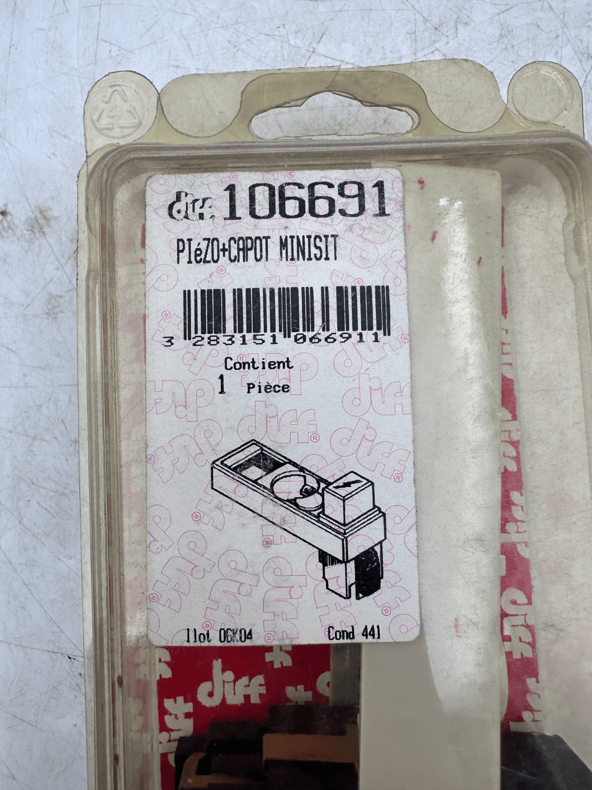DIFF 106691 ALLUMEUR PIEZO + CAPOT MINISIT - KLR Automation