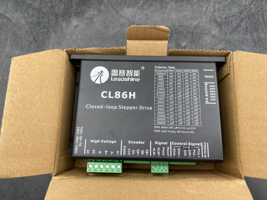 LEADSHINE CL86H CLOSED - LOOP STEPPER DRIVE 30V6100V VDC - KLR Automation