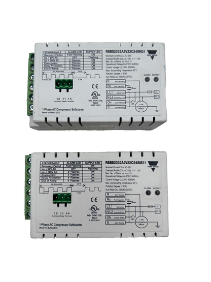 CARLO GAVAZZI RSBS2332A2V22C24SM21 1-PHASE AC COMPRESSOR SOFTSTARTER x1pc