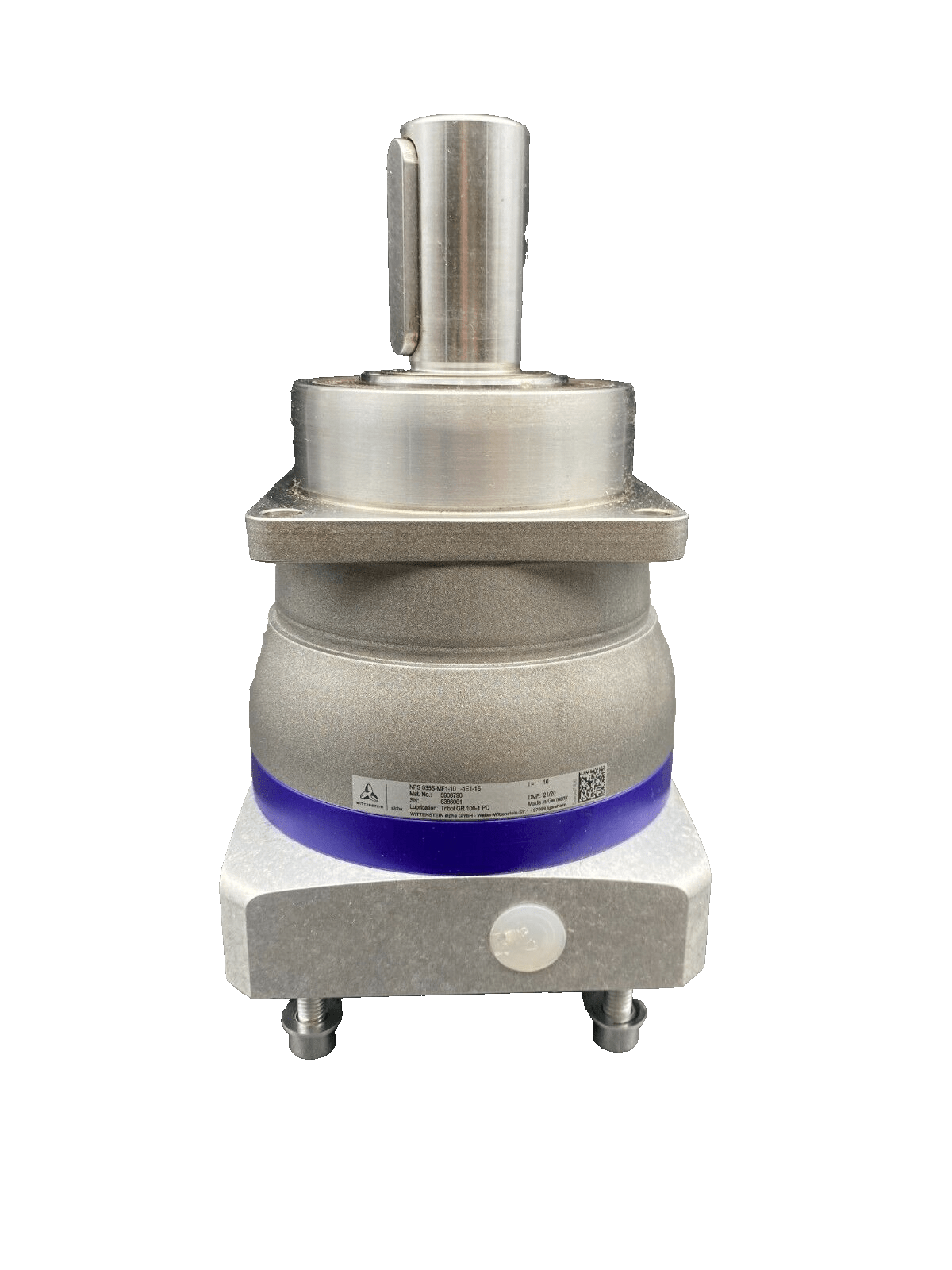 WITTENSTEIN 5908790 NPS 035S - MF1 - 10 - 1E1 - 1S I:10 14 Nm PLANETARY GEARBOX +SUPPORT - KLR Automation