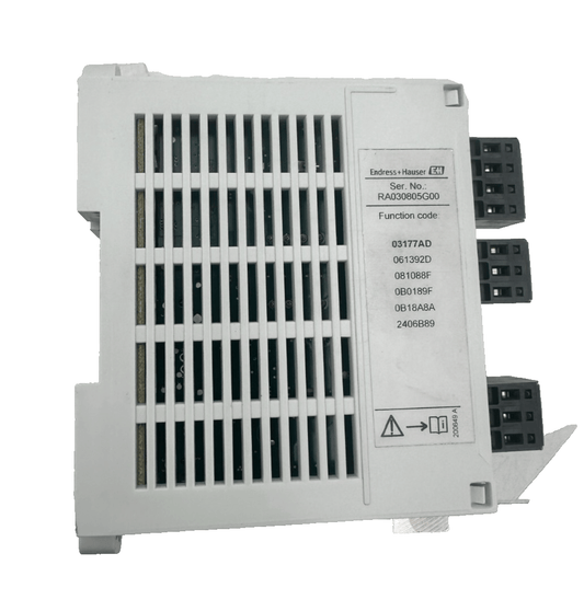 ENDRESS+HAUSER CM442R - 1H94/0 CM442R - AAM1A2F21+SA FIRM. 01.08.00 REV2 TRANSMITER - KLR Automation