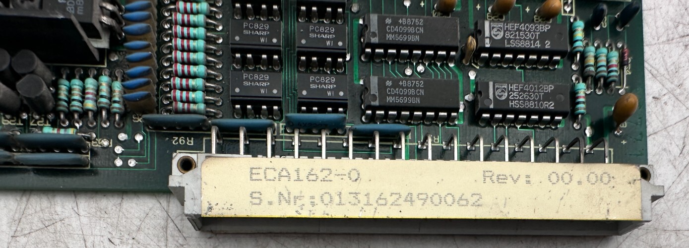 B&R BERNECKER &RAINER A 162 ECA162-0 REV: 00.00 OUTPUT MODULE x1pc