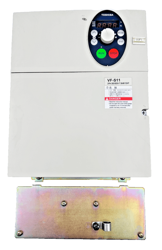 TOSHIBA VF - S11 VFS11 - 4075PL - WP(3) 3PH 380/500V 7.5kW/10HP TRANSISTOR INVERTER - KLR Automation