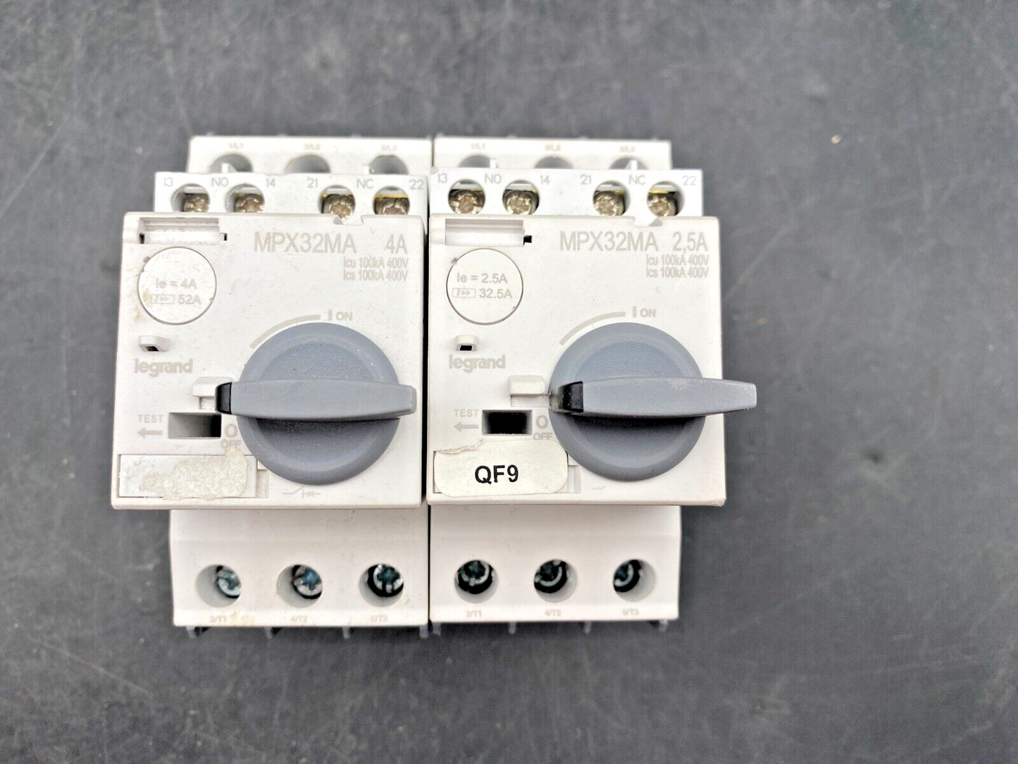 LOT OF 2 LEGRAND MPX32MA 4A CIRCUIT BREAKER