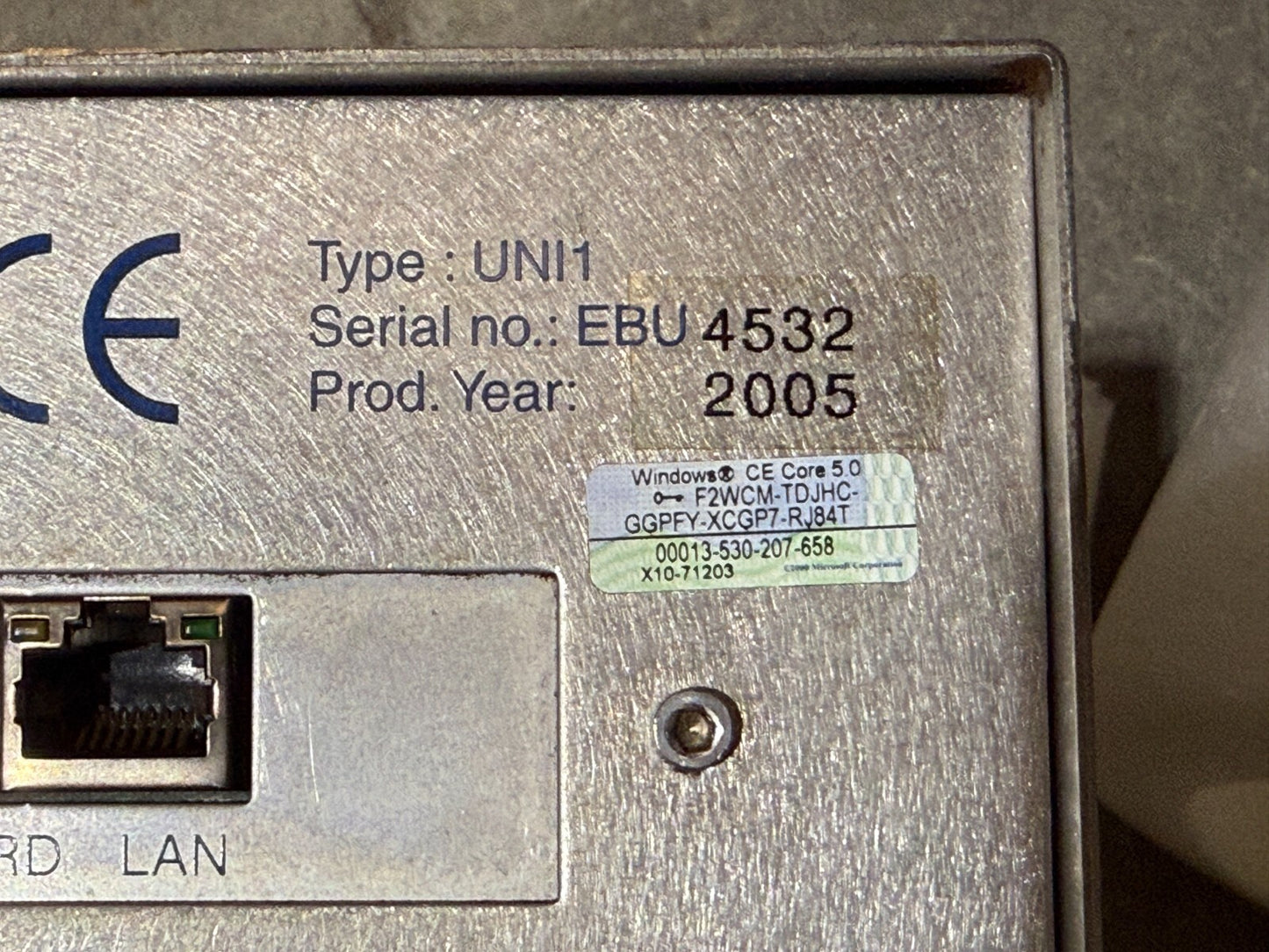 EASYPRINT UNI1 Unicontrol  Imprimante thermique