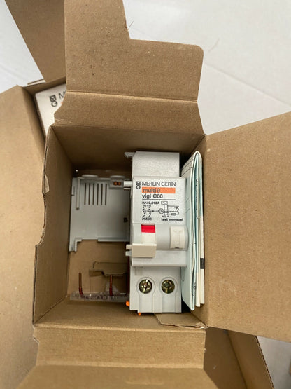 1pc x Merlin Gerin Schneider multi 9 vigi c60 26508 2p 25 10mA