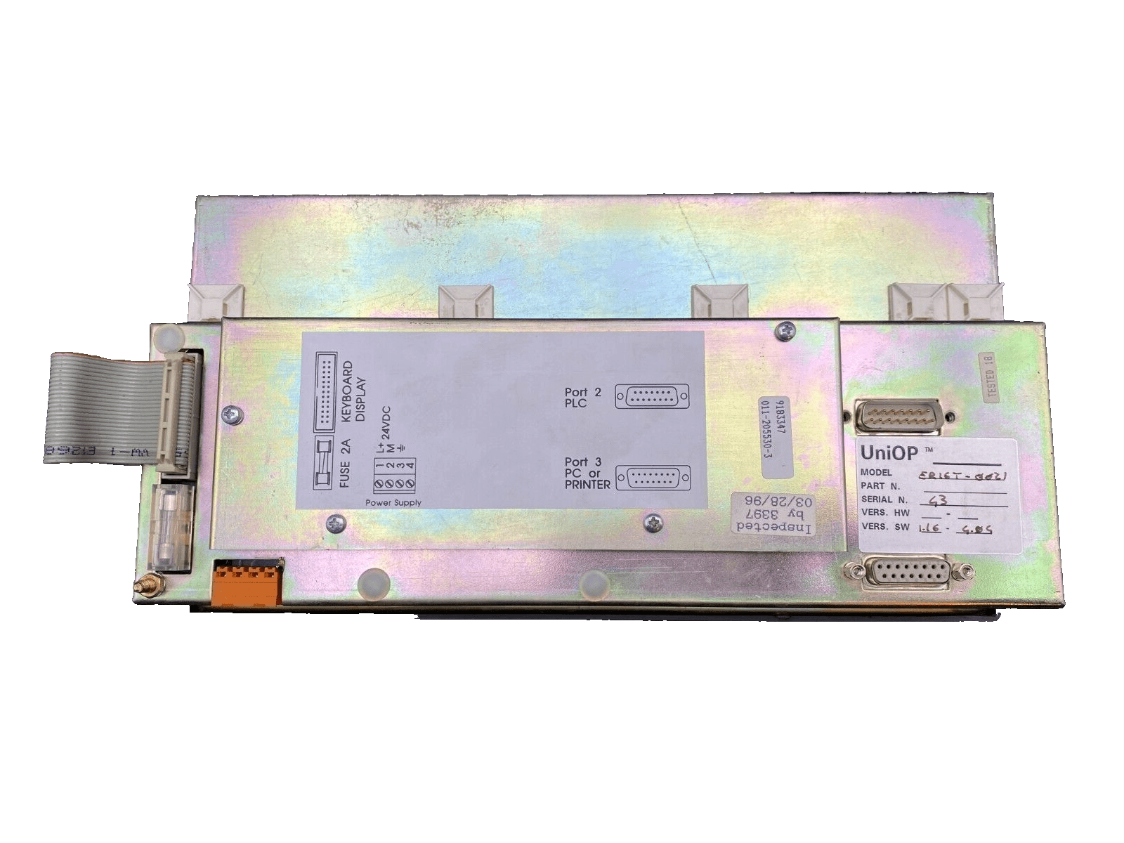 UNIPOP ERIGT - 0021 SW 1.16 - 4.04 TOUCH PANEL SCREEN - KLR Automation