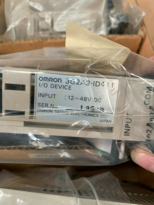 OMRON 3G2A3 - ID411 TERMINAL BLOCK INPUT/OUTPUT DEVICE INPUT:12 - 48V DC - KLR Automation