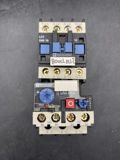 LOT DE TELEMECANIQUE 13 x LC1D0910 CONTACTOR + 5 x LR2D13