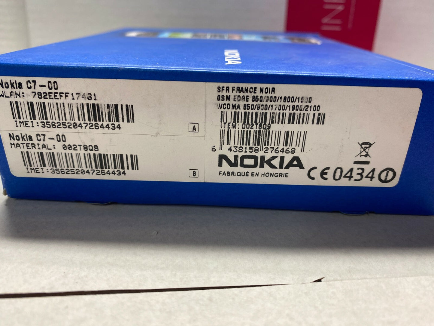 NOKIA C7-00 Mobile Phone Old Stock Rare collectors Mobile Phone Cell
