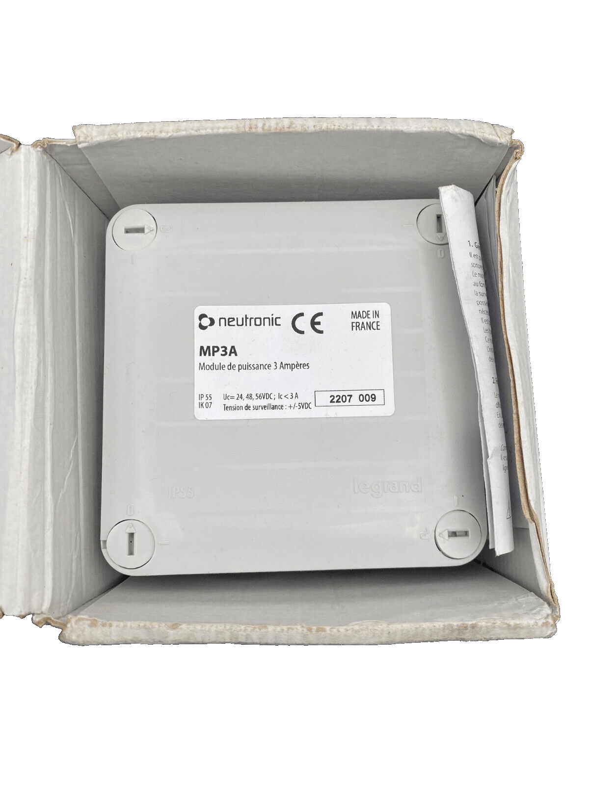 NEUTRONIC MP3A MODULE DE PUISSANCE 3A - KLR Automation
