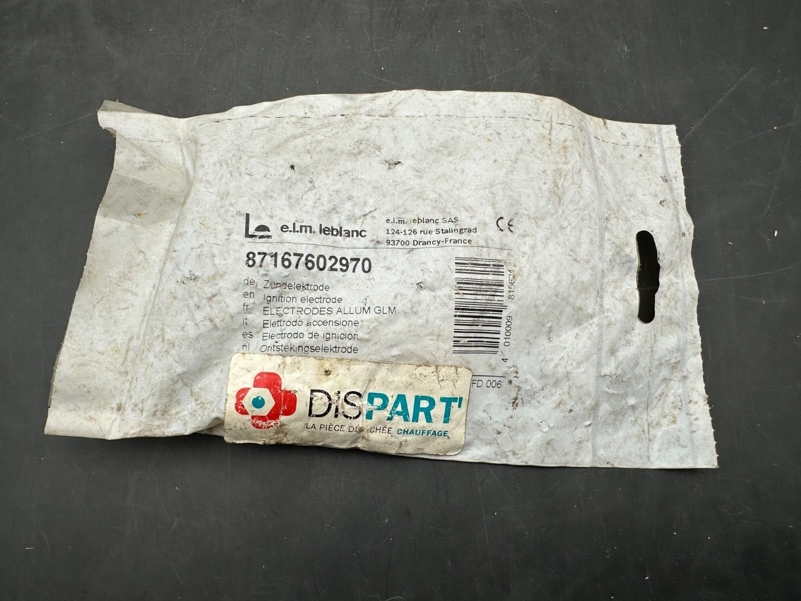BOSCH 87167602970 ELECTRODES ALLUMAGE GLM