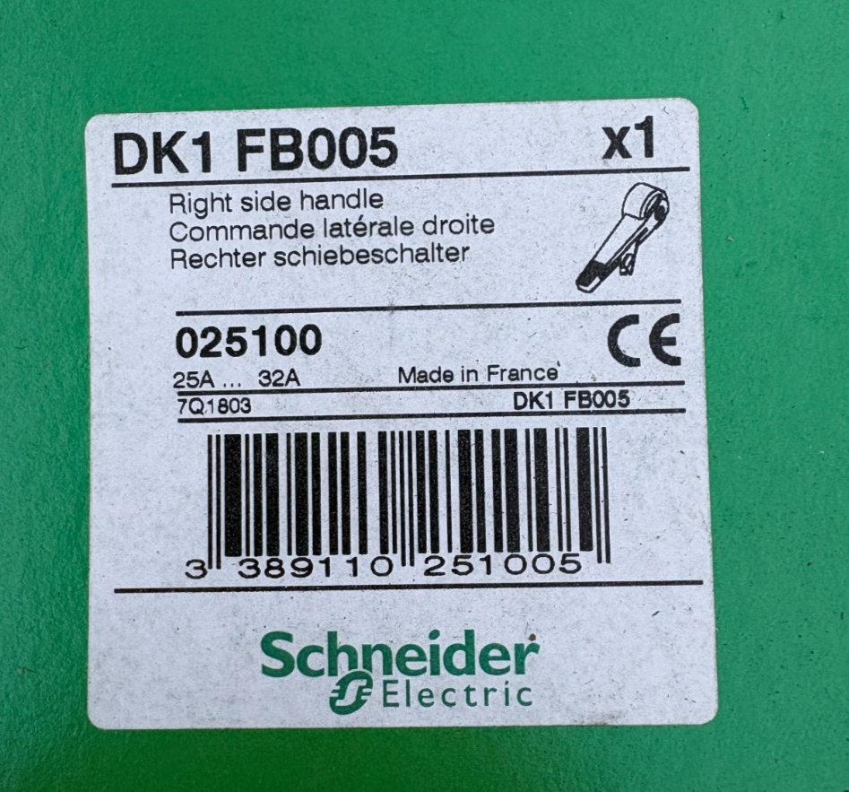 SCHNEIDER ELECTRIC COMMANDE LATÉRALE DROITE DK1 FB005 x1