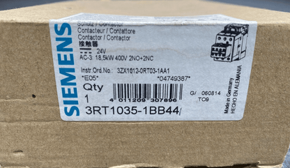 SIEMENS 3RT1035 - 1BB44 SIRIUS CONTACTEUR - KLR Automation