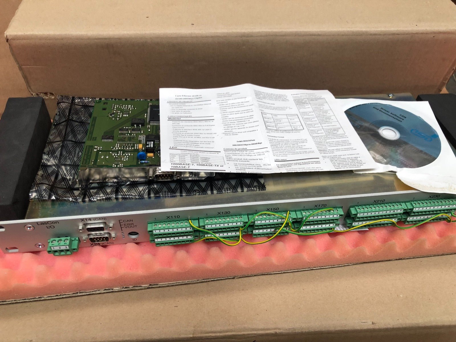 CAN - Control - I/O Digital Inputs and Outputs - Plug - in Case 64 I/O esd electronics - KLR Automation