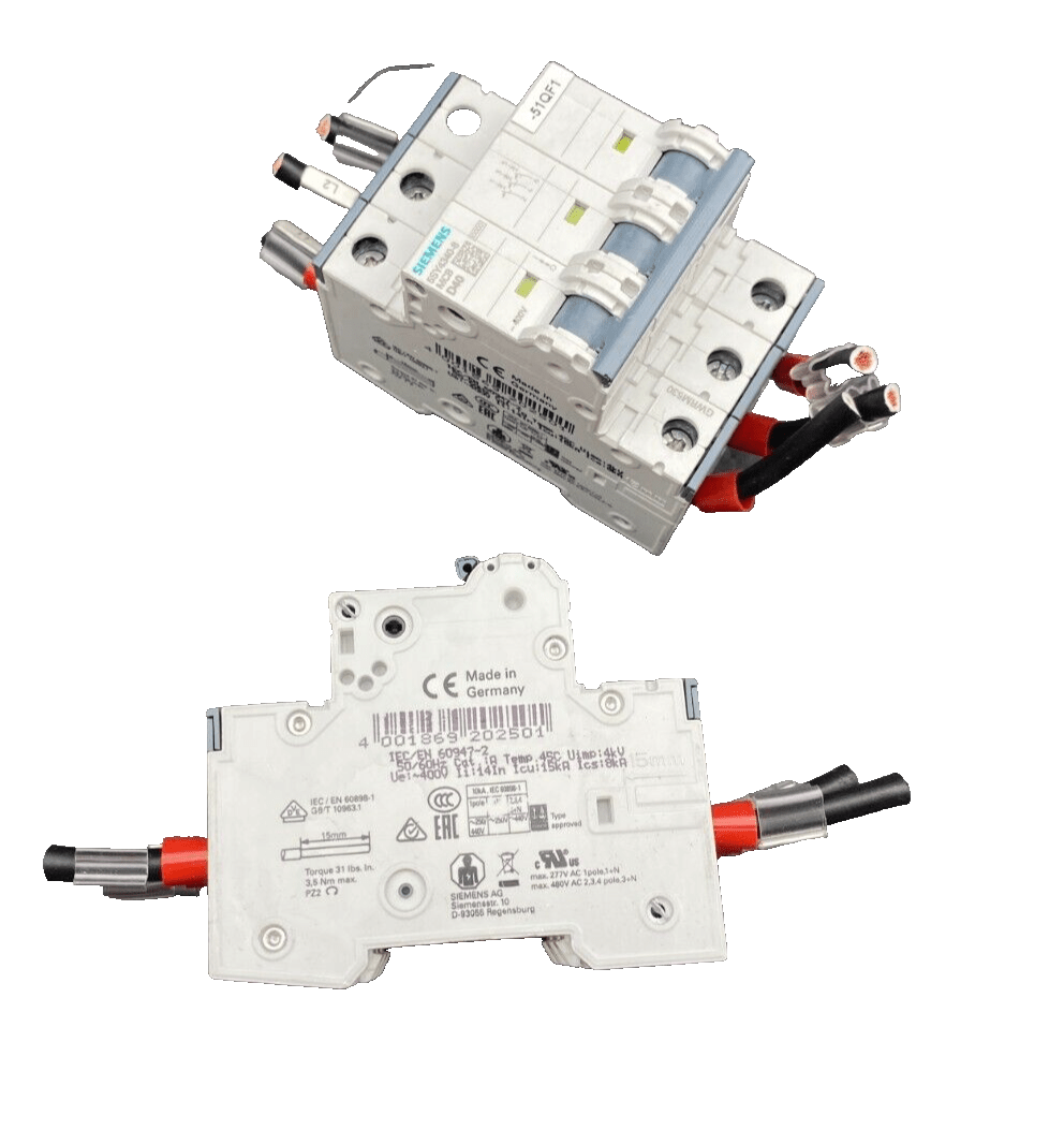 SIEMENS 5SY4340 - 8 MCB D40 x2pc - KLR Automation