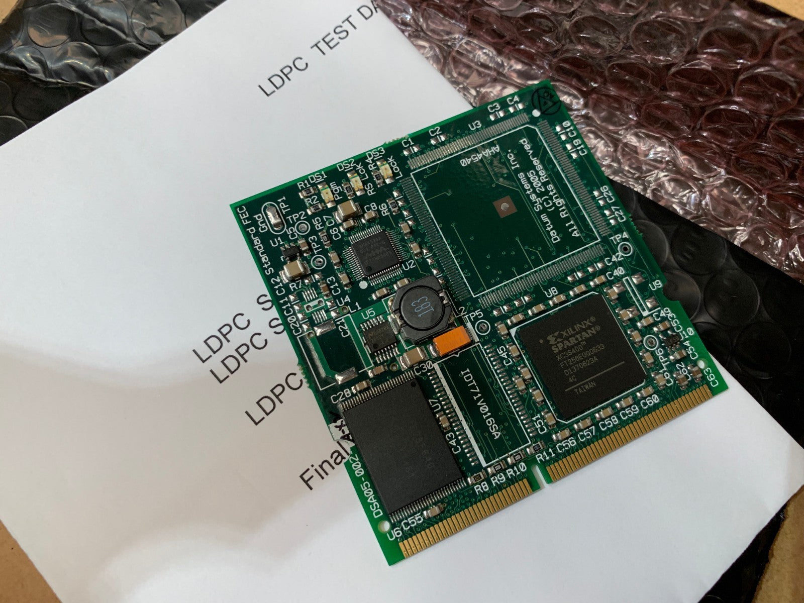 Card DATUM PSM-500 LDPC 2K Satellite